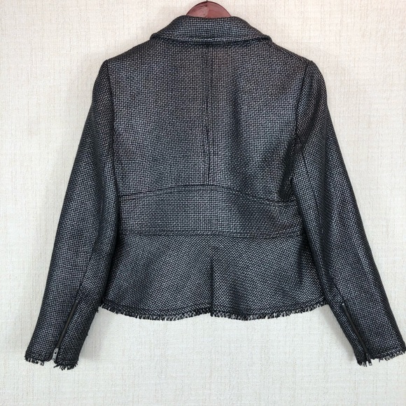 Banana Republic Black Textured Jacket - Picture 5 of 8